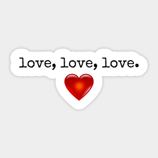 LOVE T-Shirt Mug Coffee Mug Apparel Hoodie Sticker Gift Sticker